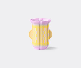 Wontek 'Ancient Aliens' vase no. 1, lilac, yellow and gray MULTICOLOUR WONT26VAS007MUL