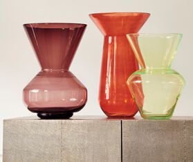 POLSPOTTEN 'Long Neck' vase, orange ORANGE POLS22VAS492ORA