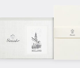 Pineider &#39;Milano&#39; card set, set of 12 WHITE PINE20CAR256WHI