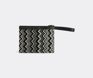 Missoni 'Keith' flat beauty case with top handle WHITE MIHO22KEI106BLK