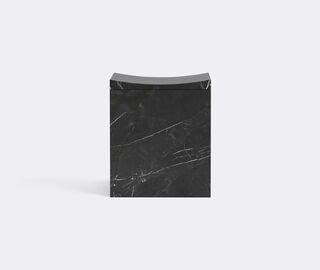 MCGANNON SAAD 'Thebes' stool, nero marquina BLACK MCSA25THE211BLK
