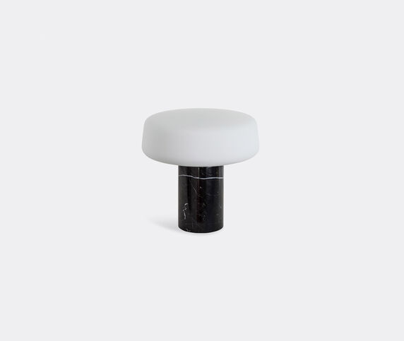 Case Furniture 'Solid Table Light', Nero Marquina marble, small, US plug