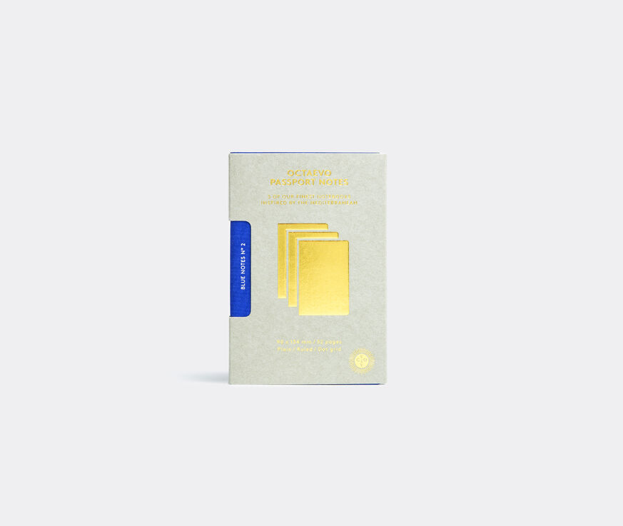 Octaevo 'Blue Passport Notes', box of three  OCTA16BOX598MUL