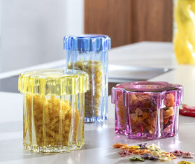 &amp;k Amsterdam &#39;Astral&#39; jar, yellow YELLOW AMST25JAR018YEL