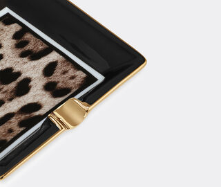 Dolce&amp;Gabbana Casa 'Leopardo' ashtray, square, small MULTICOLOUR DGCA22POR378MUL