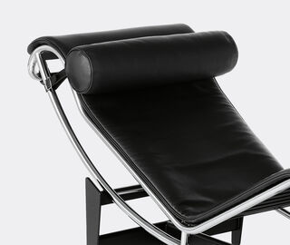 Cassina '4 Chaise longue &agrave; reglage continu', black leather BLACK CASS21CHA558BLK