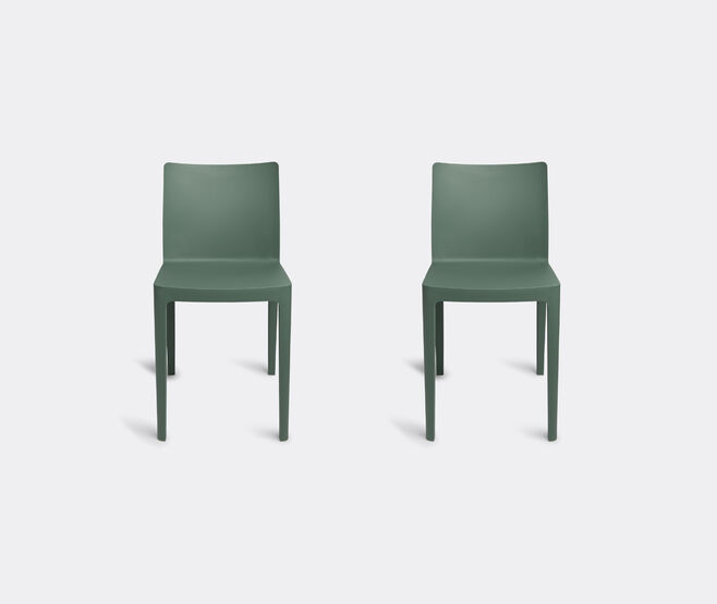 Hay 'Elementaire' chair, set of two, olive OLIVE HAY118ELE413GRN