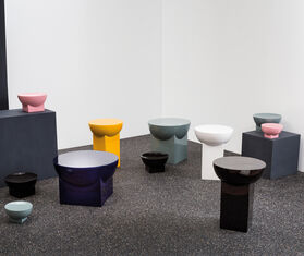 Pulpo High &#39;Mila&#39; table, blue BLUE PULP19MIL101BLU