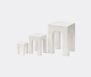 Gejst &lsquo;Arkis&rsquo; bookend, white WHITE GEJS23ARK401WHI