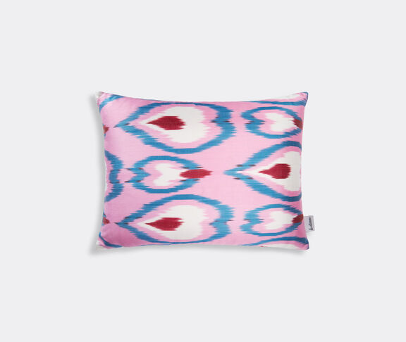 Les-Ottomans Silk cushion, multicolor undefined ${masterID}