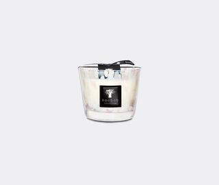 Baobab Collection 'Pearls White' candle, small PINK BAOB23PEA786MUL