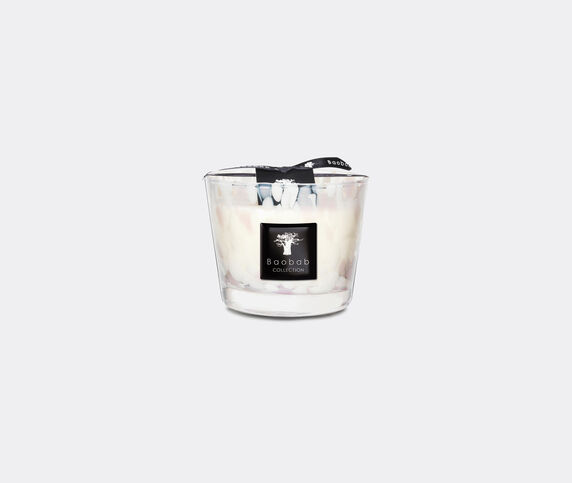 Baobab Collection 'Pearls White' candle, small Multicolor BAOB23PEA786MUL