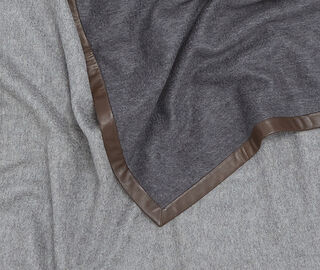 ALONPI 'Salon' throw, steel and grey GREY ALON23SAL345GRY