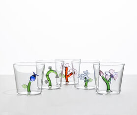 Ichendorf Milano 'Botanica' tumbler, set of six, multicolor MULTICOLOUR ICMI26BOT537MUL