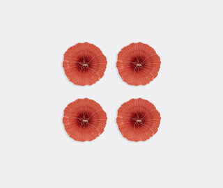 Bordallo Pinheiro 'Maria Flor' dessert plate, set of four, orange MULTICOLOR BOPI26MAR927MUL