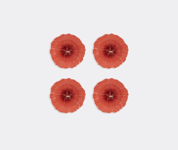 Bordallo Pinheiro 'Maria Flor' dessert plate, set of four, orange MULTICOLOR BOPI26MAR927MUL