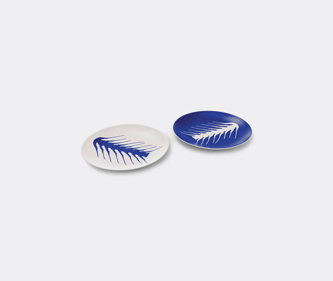 Cassina 'Le Monde de Charlotte Perriand Ar&ecirc;te' dessert plate, set of two MULTICOLOUR CASS21SET231BLU
