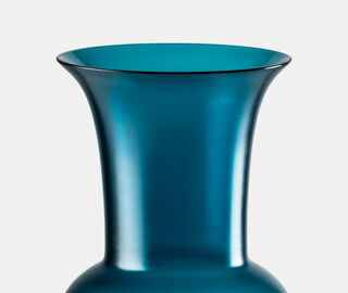 Venini 'Opalino Satin' vase, S, horizon BLUE VENI20SAT096BLU