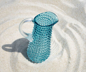 KLIMCHI &#39;Hobnail Jug&#39; tall, aquamarine TURQUOISE KLIM22HOB205LBL