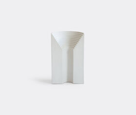 Origin Made &#39;Ark Vase&#39;, half large WHITE ORMA22ARK105WHI