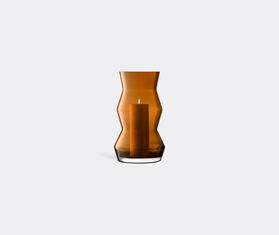 LSA International &#39;Sculpt&#39; vase, large, cognac BROWN LSAI23SCU174BRW