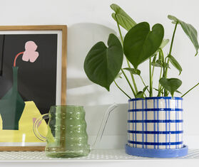 &amp;k Amsterdam &#39;Swell&#39; watering can, green GREEN AMST25WAT470GRN