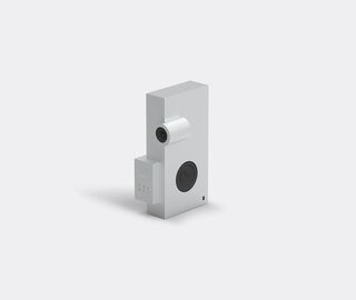 Transparent 'Brutalist' speaker, metal MULTICOLOUR TRAN24BRU320SIL