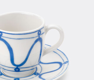 THEMIS Z 'Serenity' espresso cup and saucer, blue BLUE THEM24SER122BLU