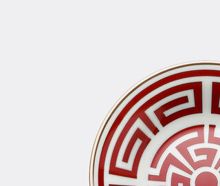 Ginori 1735 'Labirinto' coffee saucer, set of two, red RED RIGI20LAB072RED