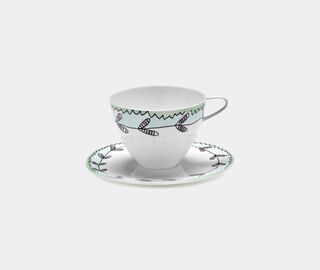 Serax 'Blossom Milk' cappuccino cup and saucer, set of two MULTICOLOUR SERA23CAP679MUL