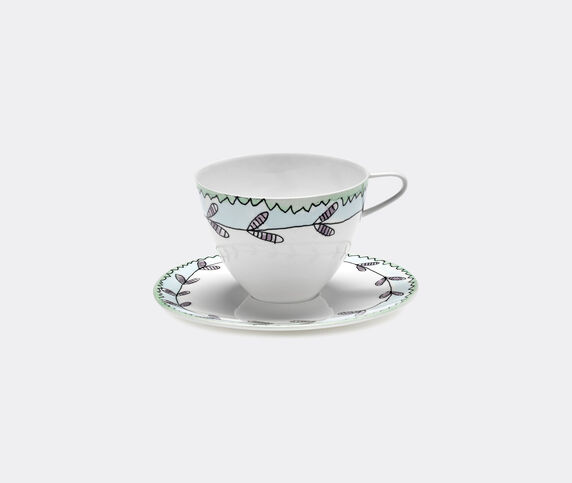Serax 'Blossom Milk' cappuccino cup and saucer, set of two multicolor SERA23CAP679MUL