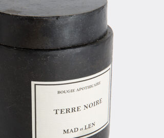 Mad et Len 'Monarchia' candle, Terre noire BLACK MALE15BOU302BLK