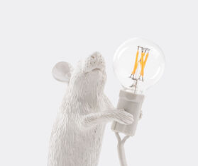 Seletti 'Mouse' lamp standing, US plug, E12 bulb WHITE SELE21MOU849WHI