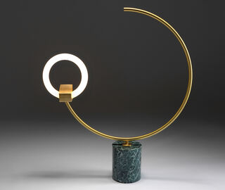 Chris Basias Studio 'Arges' table and floor lamp, green MULTICOLOUR CTLI19ARG799GRN