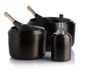 XLBoom &#39;Laps&#39; wine cooler, black BLACK XLBO20LAP643BLK