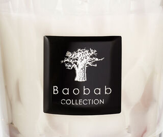 Baobab Collection 'Pearls White' candle, mini MULTICOLOUR BAOB23PEA783MUL