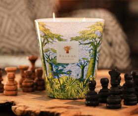Baobab Collection &#39;Sacred Trees Yarani&#39; candle, medium, blue and green MULTICOLOUR BAOB25SCE943MUL