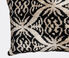 Les-Ottomans Velvet cushion, black and white  OTTO22VEL683MUL