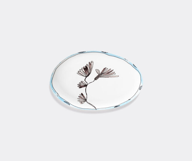 Serax 'Camelia Aubergine' oval plate MULTICOLOUR SERA23OVA153MUL