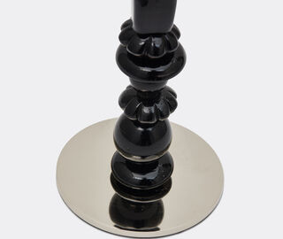 POLSPOTTEN 'Beads' candle holder, small, black BLACK POLS25CAN492BLK