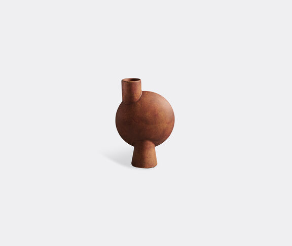 101 Copenhagen 'Sphere' medium vase, bubl, terracotta Terracotta ${masterID}
