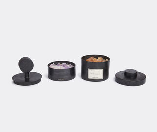 Mad et Len 'Vegetal Amber' pot pourri totem, Spirituelle BLACK MALE19POT874BLK
