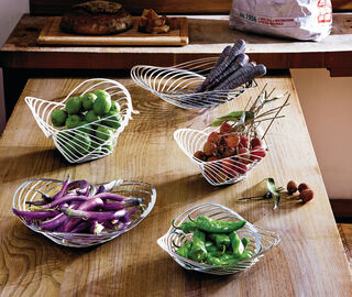 Alessi 'Trinity' basket, silver SILVER ALES21TRI560SIL