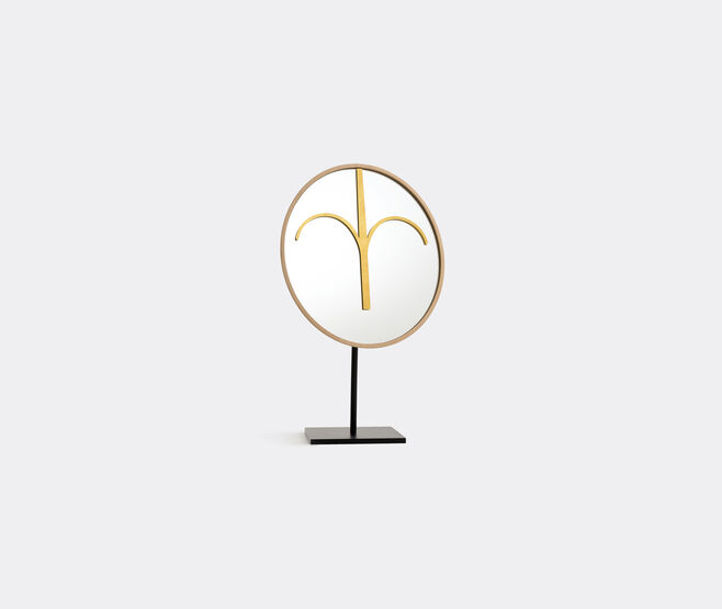 Col&eacute; 'Wise - Haua' mirror LIGHT BROWN COIT20WIS436BLK