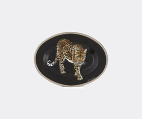 Dolce&amp;Gabbana Casa &#39;Leopardo&#39; round wooden tray MULTICOLOUR DGCA22WOO940MUL