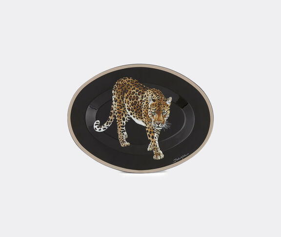 Dolce&Gabbana Casa 'Leopardo' round wooden tray undefined ${masterID}