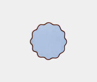 La DoubleJ 'Rainbow Sky Cloud' tablemat, set of two BLUE LADJ23CLO345LBL