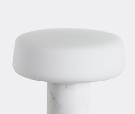 Case Furniture 'Solid Table Light', Carrara marble, small, EU plug MULTICOLOUR CAFU20SOL396WHI