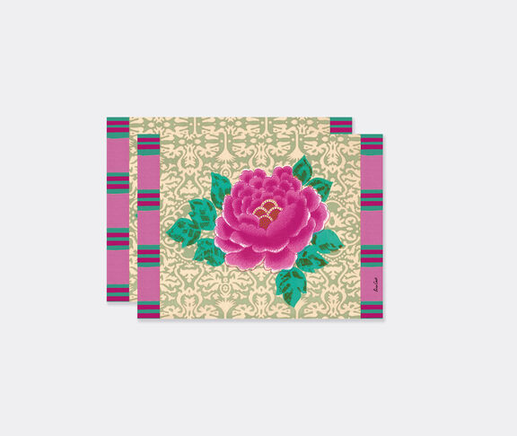 Lisa Corti 'Masonite' rectangular placemat, set of two, green undefined ${masterID}