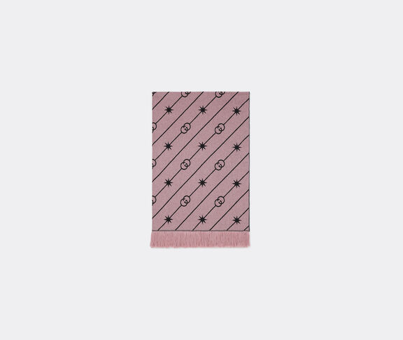 Gucci 'Diagonal' plaid blanket, pink PINK GUCC22PLA164PIN